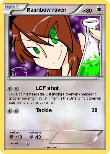 Pokemon Raiinbow raven