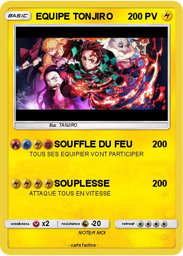 Pokemon EQUIPE TONJIRO