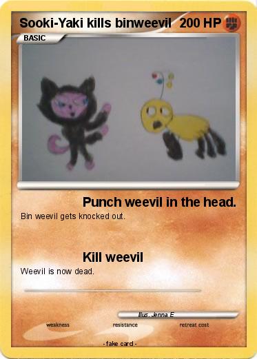 Pokemon Sooki-Yaki kills binweevil
