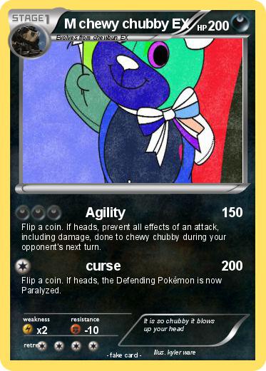 Pokemon M chewy chubby EX
