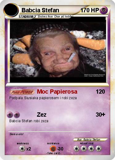 Pokemon Babcia Stefan