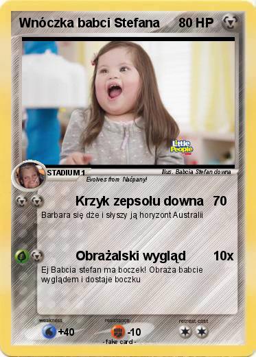 Pokemon Wnóczka babci Stefana