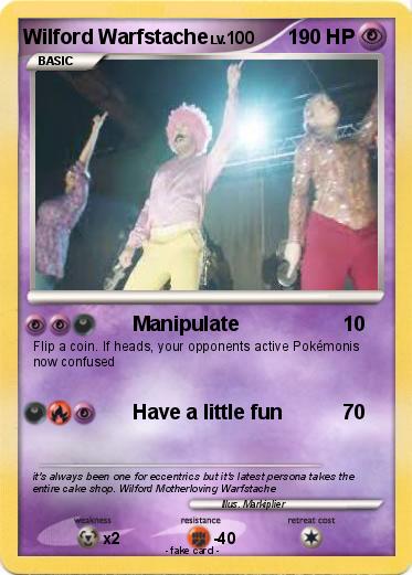 Pokemon Wilford Warfstache