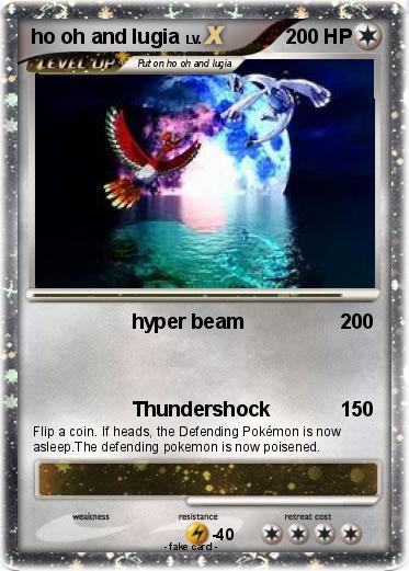 Pokemon ho oh and lugia