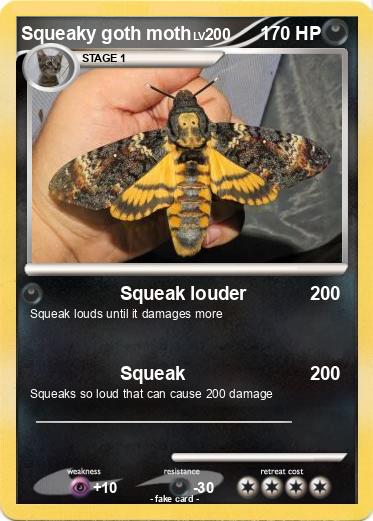 Pokemon Squeaky goth moth