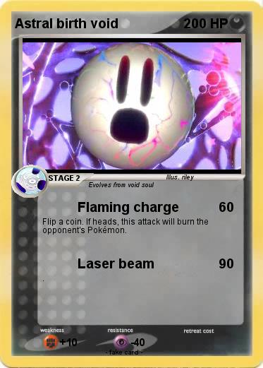 Pokemon Astral birth void