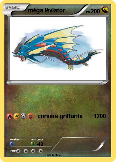 Pokemon méga léviator