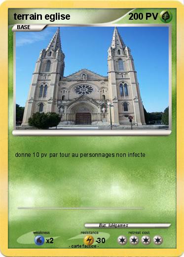 Pokemon terrain eglise