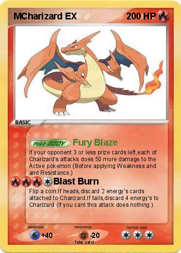 Pokemon MCharizard EX