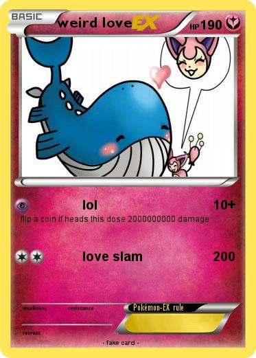 Pokemon weird love