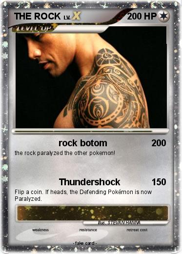 Pokemon THE ROCK