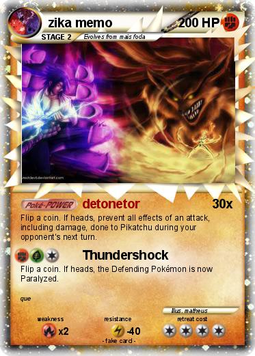 Pokemon zika memo