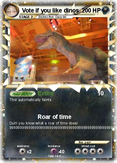 Pokemon Vote if you like dinos