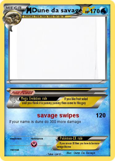 Pokemon Dune da savage