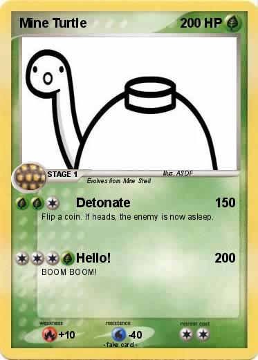 Pokemon Mine Turtle
