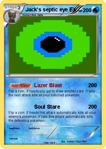 Pokemon Jack's septic eye EX