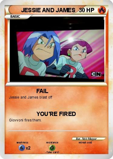 Pokemon JESSIE AND JAMES