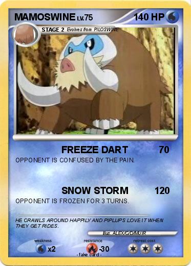 Pokemon MAMOSWINE
