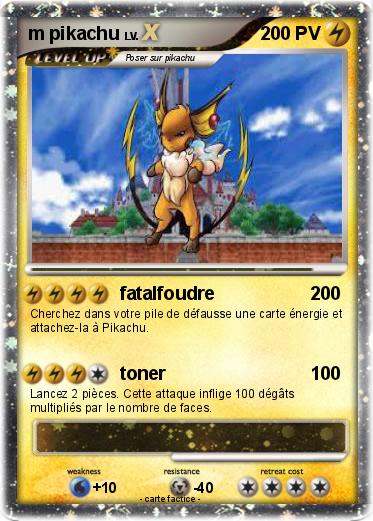 Pokemon m pikachu