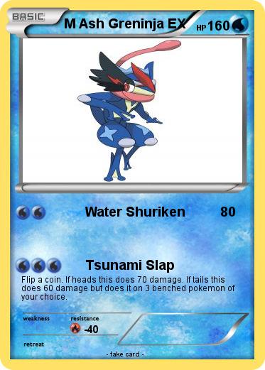Pokemon M Ash Greninja EX