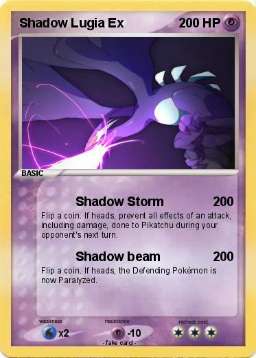 Pokemon Shadow Lugia Ex