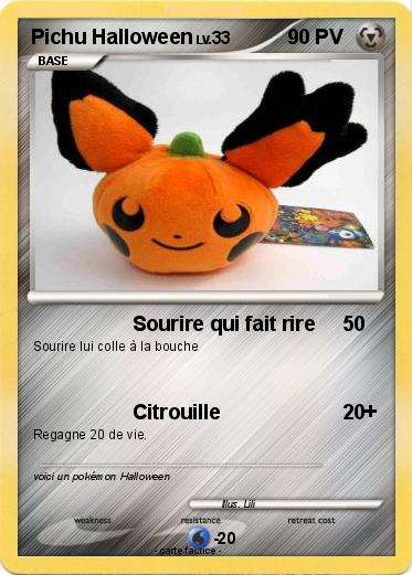 Pokemon Pichu Halloween
