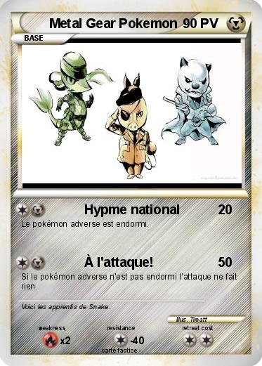 Pokemon Metal Gear Pokemon