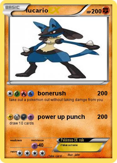 Pokemon lucario