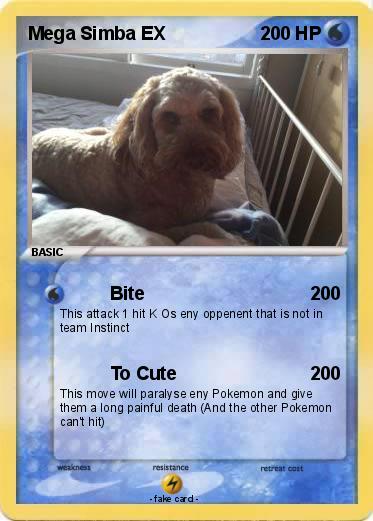 Pokemon Mega Simba EX