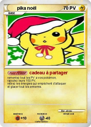 Pokemon pika noël