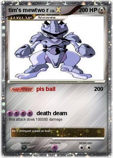 Pokemon tim's mewtwo r
