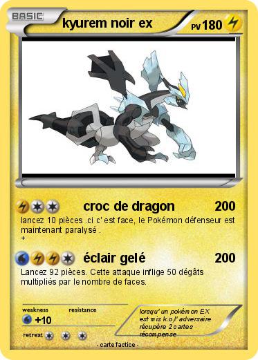 Pokemon kyurem noir ex
