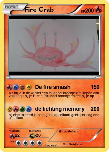 Pokemon Fire Crab
