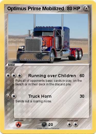 Pokemon Optimus Prime Mobilized