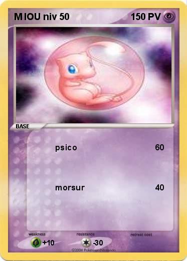 Pokemon M IOU niv 50