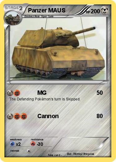 Pokemon Panzer MAUS