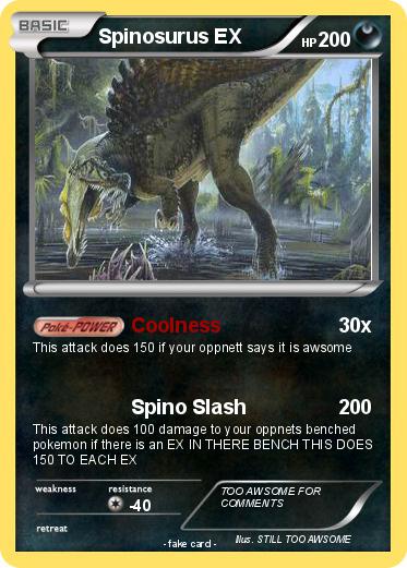 Pokemon Spinosurus EX