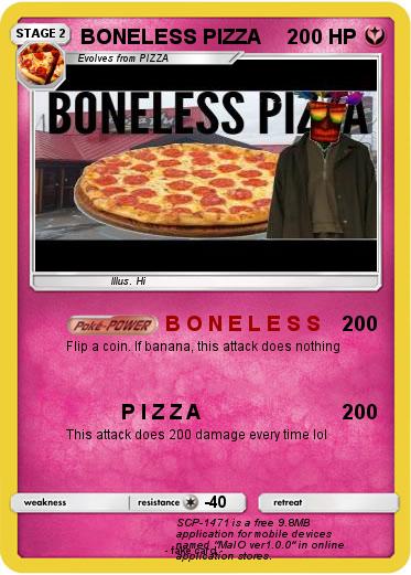 Pokemon BONELESS PIZZA