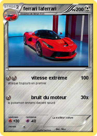 Pokemon ferrari laferrari