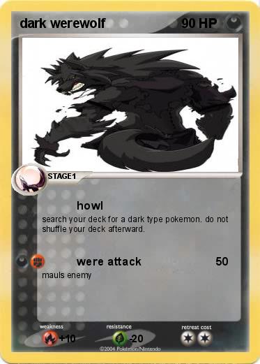 Pokemon dark werewolf
