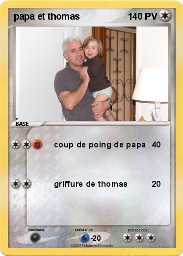 Pokemon papa et thomas