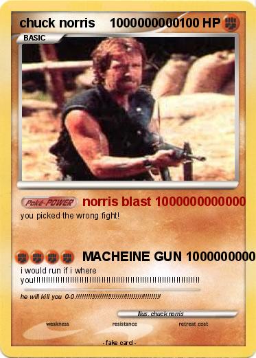 Pokemon chuck norris    1000000000