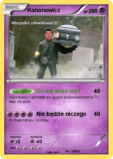 Pokemon Kononowicz