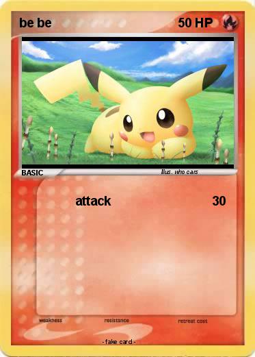 Pokemon be be