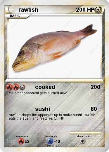 Pokemon rawfish