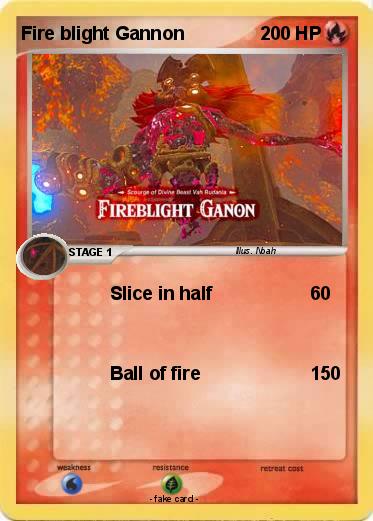 Pokemon Fire blight Gannon