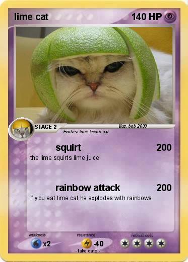 Pokemon lime cat