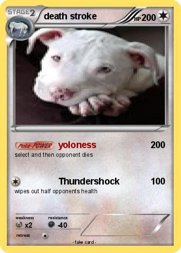 Pokemon death stroke