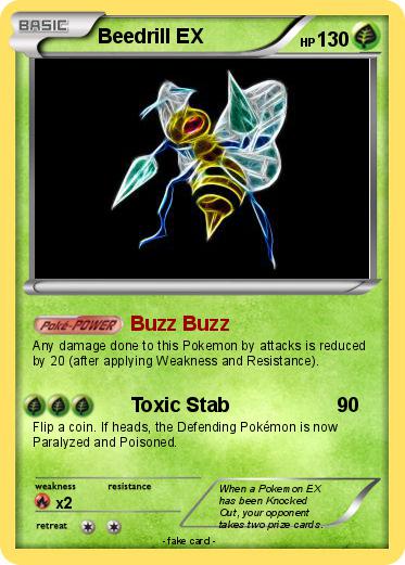 Pokemon Beedrill EX
