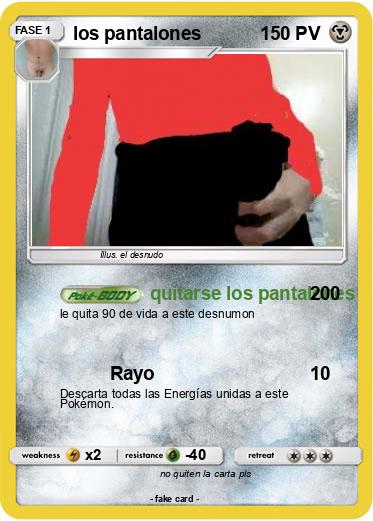 Pokemon los pantalones